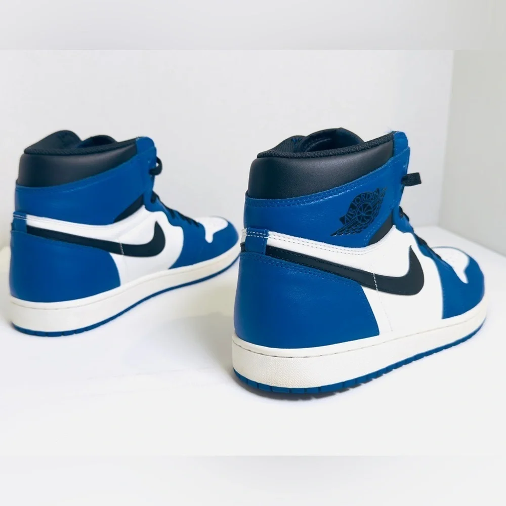 Nike Air Jordan 1 Retro High OG Game Royal 2018 Sneakers 555088-403 Size 10.5